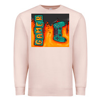 Pale Pink gamer Premium Sweatshirt - MaliasSmallBusiness