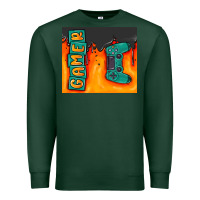 Sports Green gamer Premium Sweatshirt - MaliasSmallBusiness