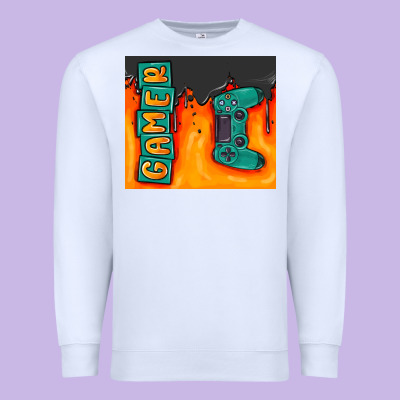 Gamer Premium Sweatshirt Designed By Maliassmallbusiness