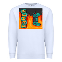 White gamer Premium Sweatshirt - MaliasSmallBusiness