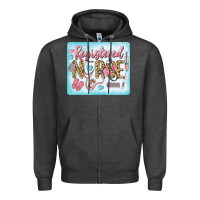 Charcoal Heather Western Registered Nurse Zipper Hoodie - LillyAllenDesigns