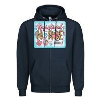 Navy Western Registered Nurse Zipper Hoodie - LillyAllenDesigns