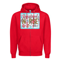 Red Western Registered Nurse Zipper Hoodie - LillyAllenDesigns