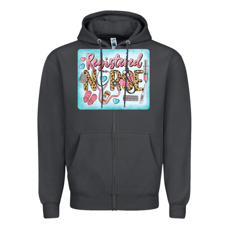 Western Registered Nurse Zipper Hoodie by LillyAllenDesigns | Teevron