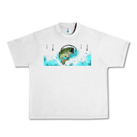 Lunar Rock jumping bass fishing 16oz libbey cup Urban Heavy Tee - HRA Design Shop