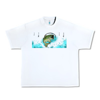 White jumping bass fishing 16oz libbey cup Urban Heavy Tee - HRA Design Shop