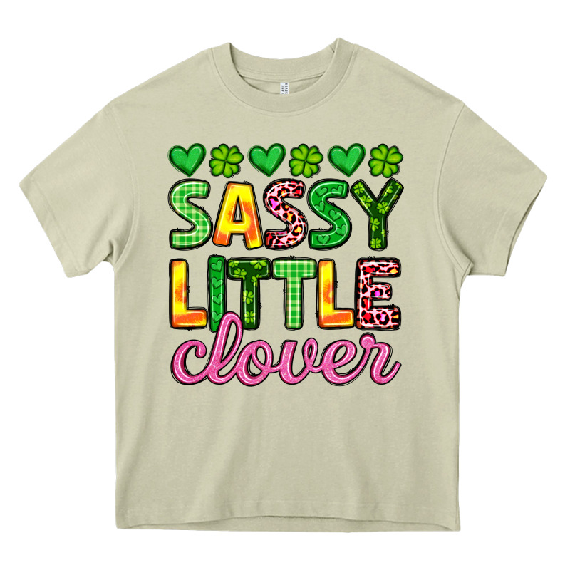 Sassy Little Clover St Patrick S Day Heavy Core Tee by Artiststas | Teevron