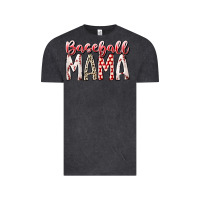 Vintage Black baseball  mama Vintage Tee - RacoonDesign