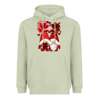 Matcha valentines day gnomies Heavyweight Hoodie - NancyCooperArtShop