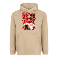 Mushroom valentines day gnomies Heavyweight Hoodie - NancyCooperArtShop