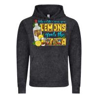 Vintage Black when life gives you lemons grab the vodka Vintage Hoodie - Zillion Design Studio