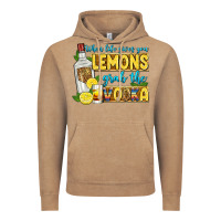 Vintage Coffee when life gives you lemons grab the vodka Vintage Hoodie - Zillion Design Studio
