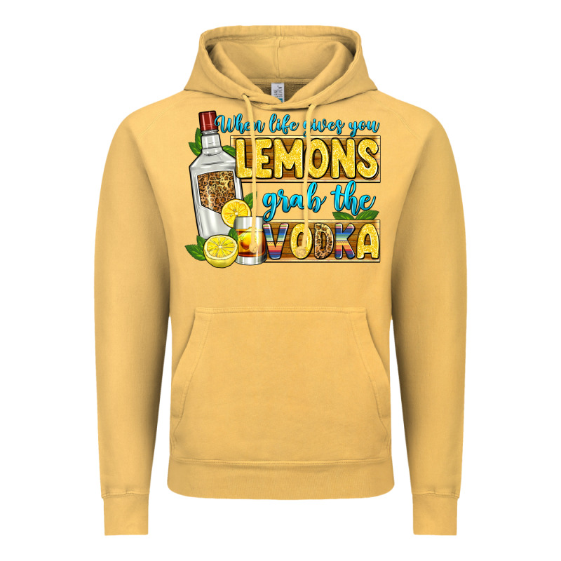 When Life Gives You Lemons Grab The Vodka Vintage Hoodie by Zillion Design Studio | Teevron
