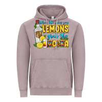 Vintage Zinc when life gives you lemons grab the vodka Vintage Hoodie - Zillion Design Studio