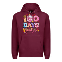 Burgundy 100 days sweeter Premium Hoodie - Artiststas