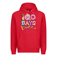 Red 100 days sweeter Premium Hoodie - Artiststas