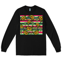 Black sunflower cactus Long Sleeve Tee - JahusDesignShop