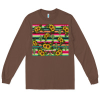 Chestnut sunflower cactus Long Sleeve Tee - JahusDesignShop