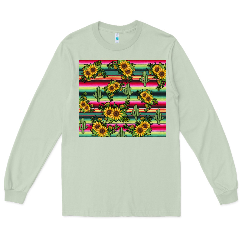 Sunflower Cactus Long Sleeve Tee by JahusDesignShop | Teevron