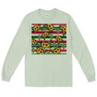 Matcha sunflower cactus Long Sleeve Tee - JahusDesignShop