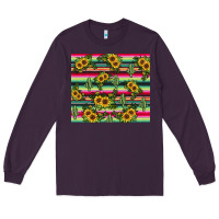 Plum sunflower cactus Long Sleeve Tee - JahusDesignShop