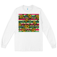 White sunflower cactus Long Sleeve Tee - JahusDesignShop