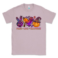 Lilac peace love halloween Classic Tee - AdoDesignShop