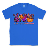 True Royal peace love halloween Classic Tee - AdoDesignShop