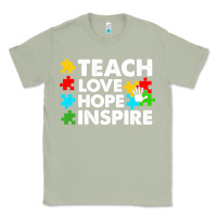 Matcha Teach Love Hope Inspire Classic Tee - CowhideDigitalArt