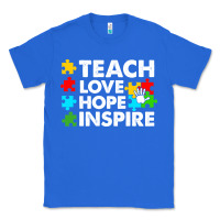 True Royal Teach Love Hope Inspire Classic Tee - CowhideDigitalArt