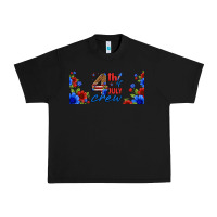 Black floral 4th of july crew 16oz libbey cup Urban Heavy Tee - HRA Design Shop