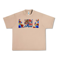 Burro floral 4th of july crew 16oz libbey cup Urban Heavy Tee - HRA Design Shop