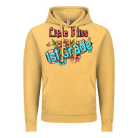 Vintage Mustard little miss first grade Vintage Hoodie - RanaPortraitStore