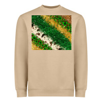 Mushroom St. Patrick's Day leopard cowhide glitter tumbler Heavyweight Sweatshirt - Neo Western