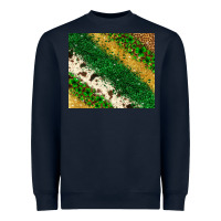 Navy St. Patrick's Day leopard cowhide glitter tumbler Heavyweight Sweatshirt - Neo Western