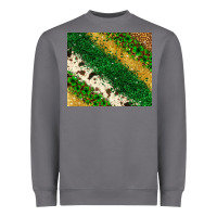 Storm St. Patrick's Day leopard cowhide glitter tumbler Heavyweight Sweatshirt - Neo Western