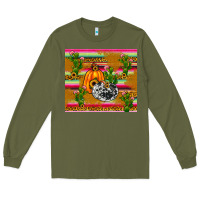 Army Green pumpkin Long Sleeve Tee - JahusDesignShop