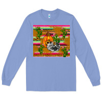 Colony Blue pumpkin Long Sleeve Tee - JahusDesignShop