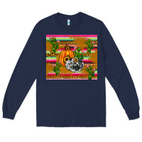 Navy pumpkin Long Sleeve Tee - JahusDesignShop