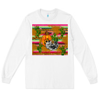 White pumpkin Long Sleeve Tee - JahusDesignShop