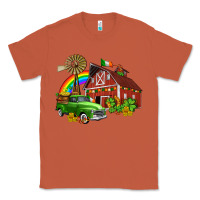 Copper barn st patricks with truck and shamrocks Classic Tee - AdoDesignShop