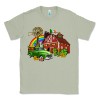 Matcha barn st patricks with truck and shamrocks Classic Tee - AdoDesignShop