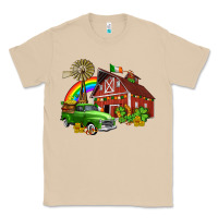 Mushroom barn st patricks with truck and shamrocks Classic Tee - AdoDesignShop