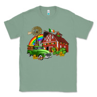 Sage barn st patricks with truck and shamrocks Classic Tee - AdoDesignShop