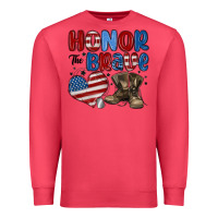Cardinal honor the brave Premium Sweatshirt - MaliasSmallBusiness