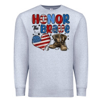 Honor The Brave Premium Sweatshirt | Teevron