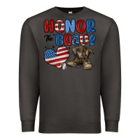 Smoke honor the brave Premium Sweatshirt - MaliasSmallBusiness