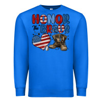 True Royal honor the brave Premium Sweatshirt - MaliasSmallBusiness