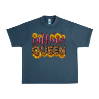 Midnight Navy caffeine queen Urban Heavy Tee - HRA Design Shop