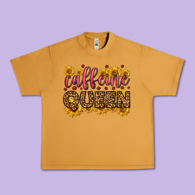 Caffeine Queen Urban Heavy Tee Designed By Hra Design Shop